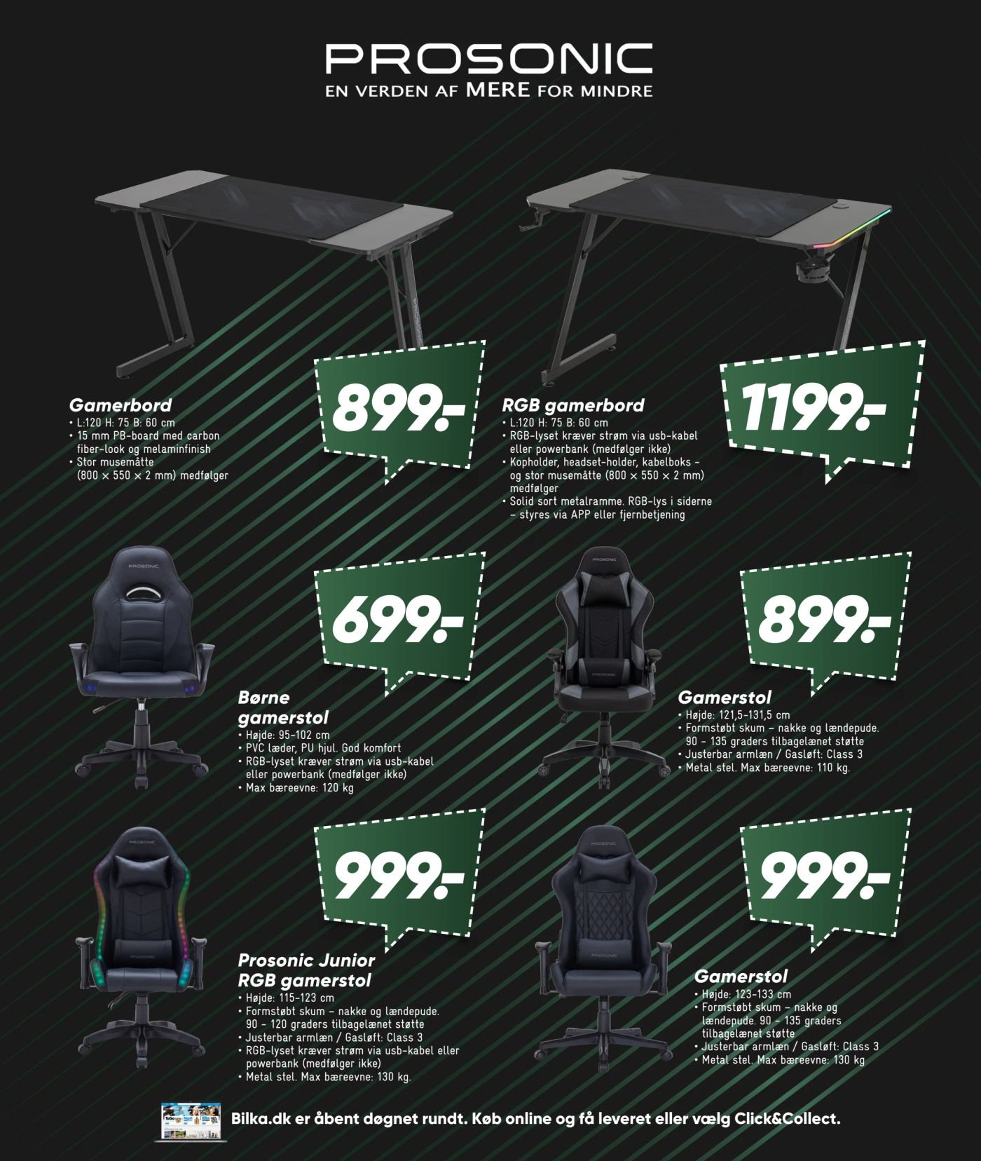 Gamerstol – Bilka
