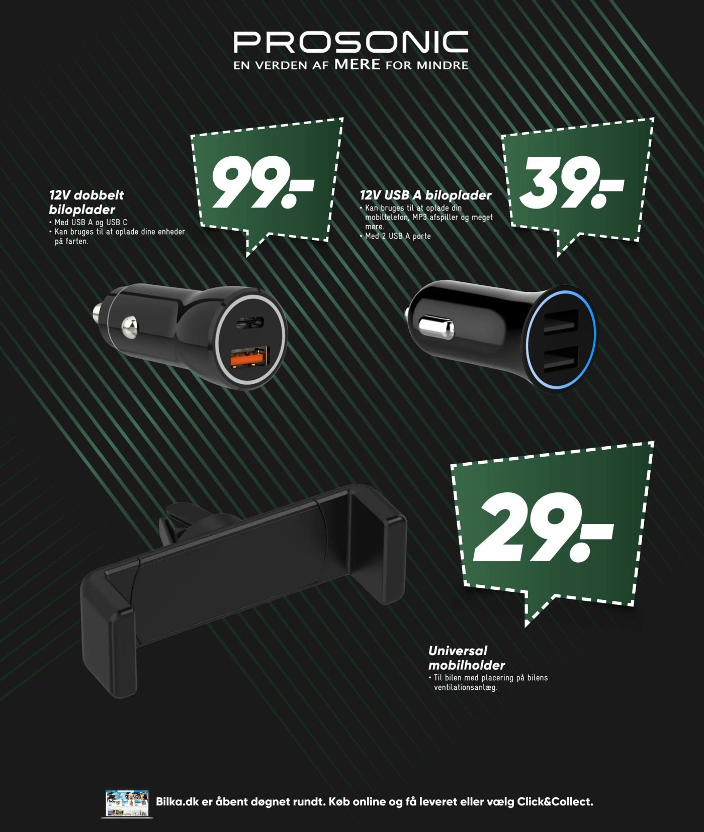 Universal mobilholder – Bilka
