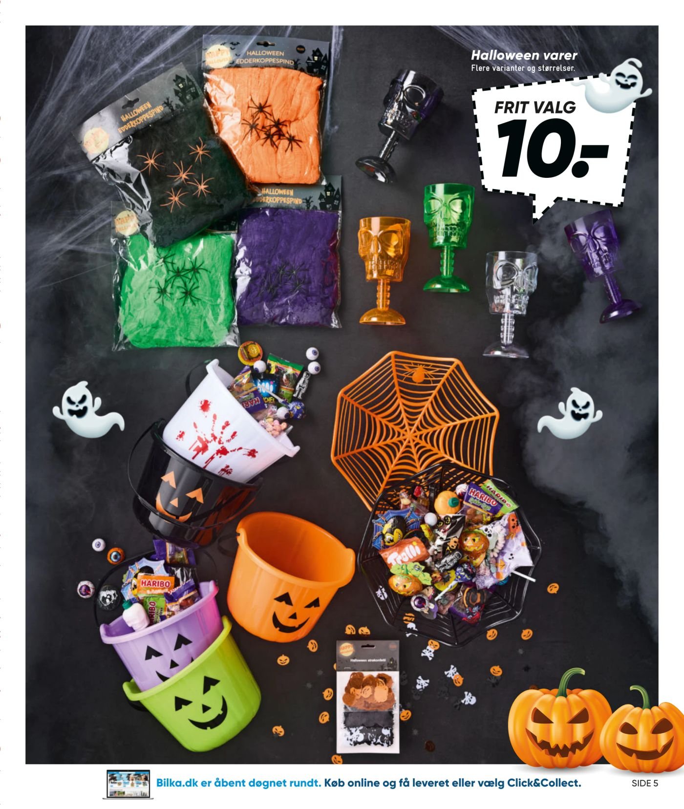 Halloween varer – Bilka