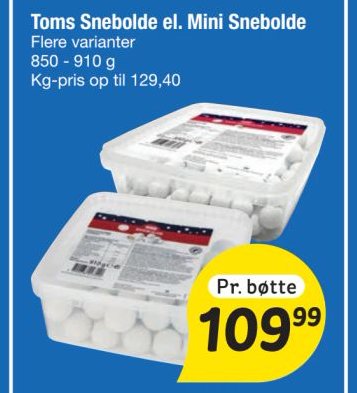 Toms Snebolde el. Mini Snebolde – fakta Tyskland
