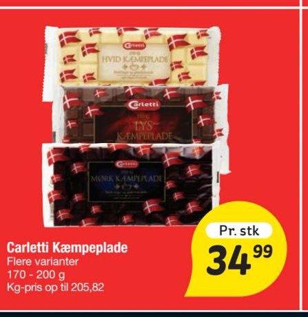 Carletti Kæmpeplade – fakta Tyskland