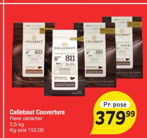 Callebaut Couverture – fakta Tyskland