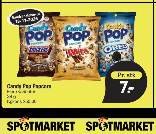 Candy Pop Popcorn – fakta Tyskland
