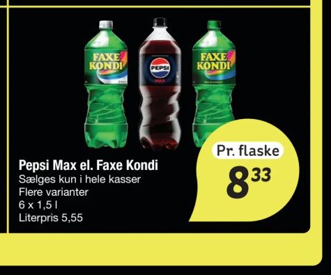 Pepsi Max el. Faxe Kondi – fakta Tyskland