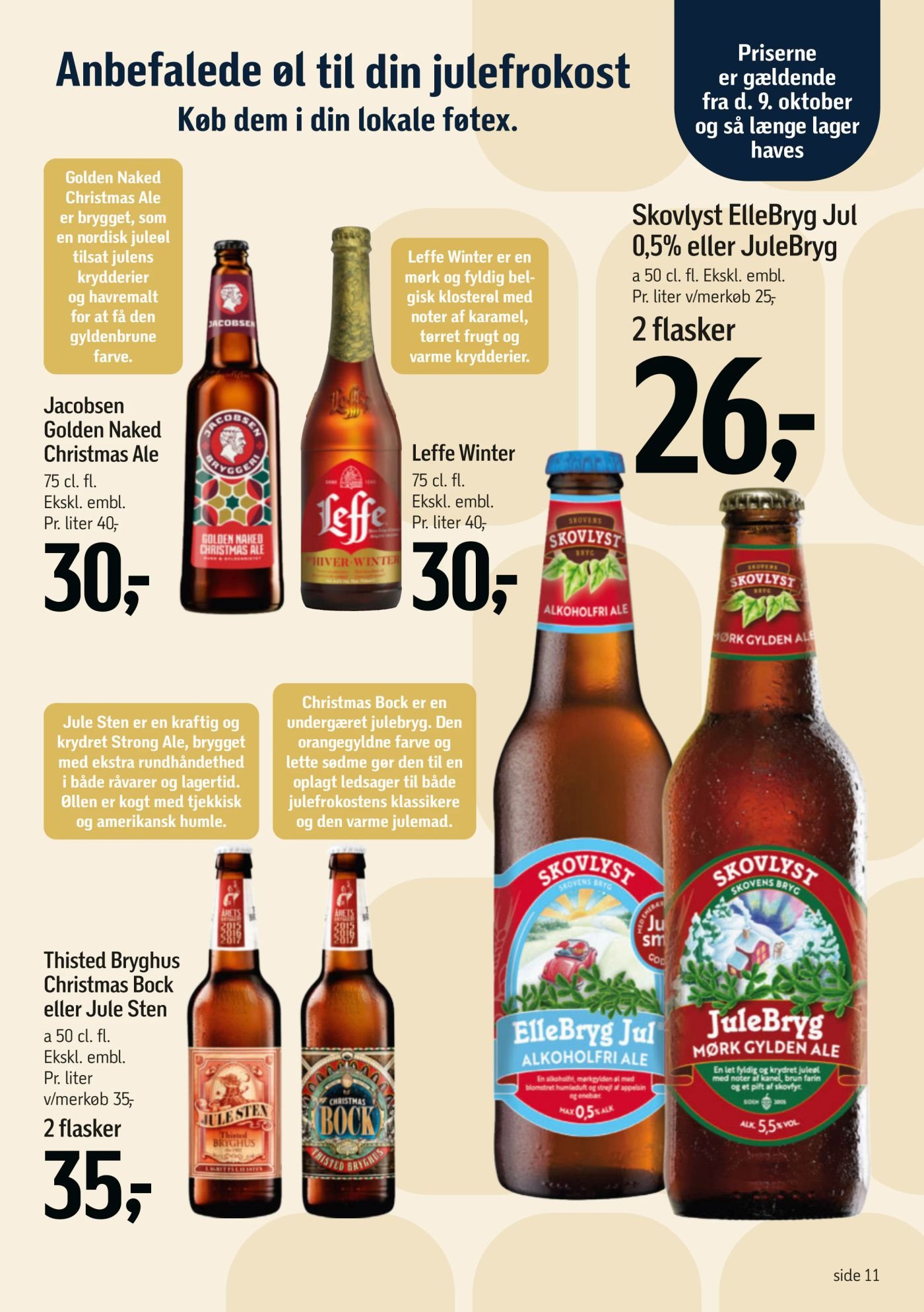 Skovlyst ElleBryg Jul 0,5% eller JuleBryg – Føtex