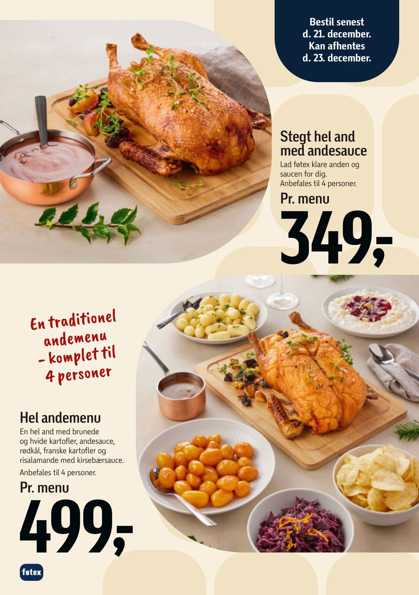 Hel andemenu – Føtex