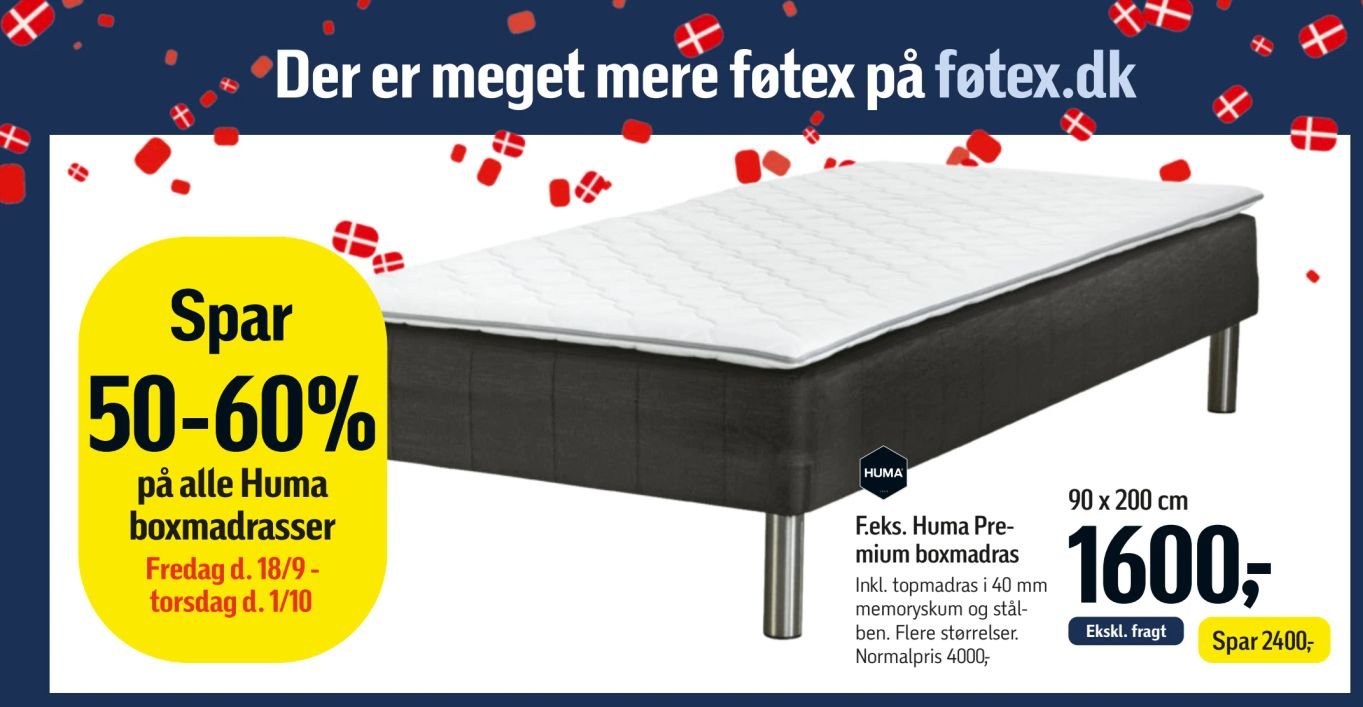 Huma Premium boxmadras – Føtex