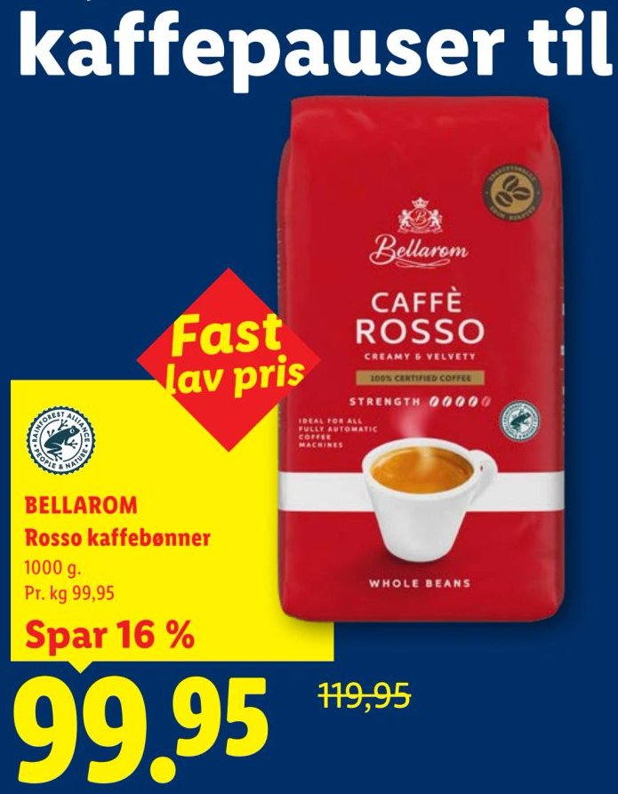 BELLAROM Rosso kaffebønner – Lidl