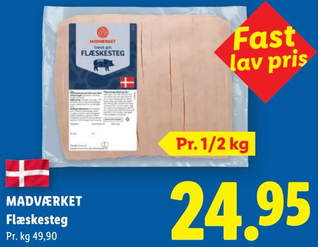 MADVÆRKET Flæskesteg – Lidl