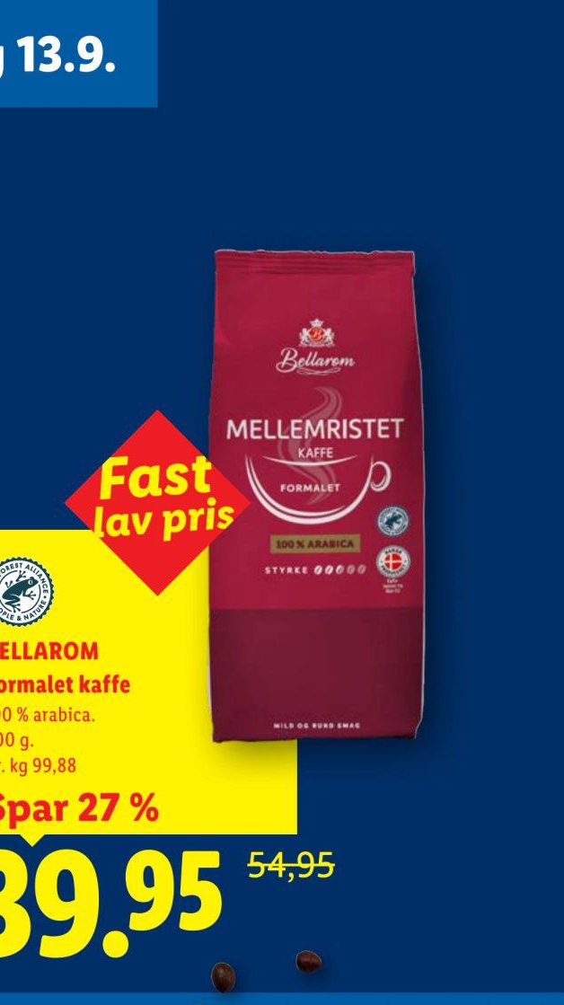 BELLAROM Formalet kaffe – Lidl