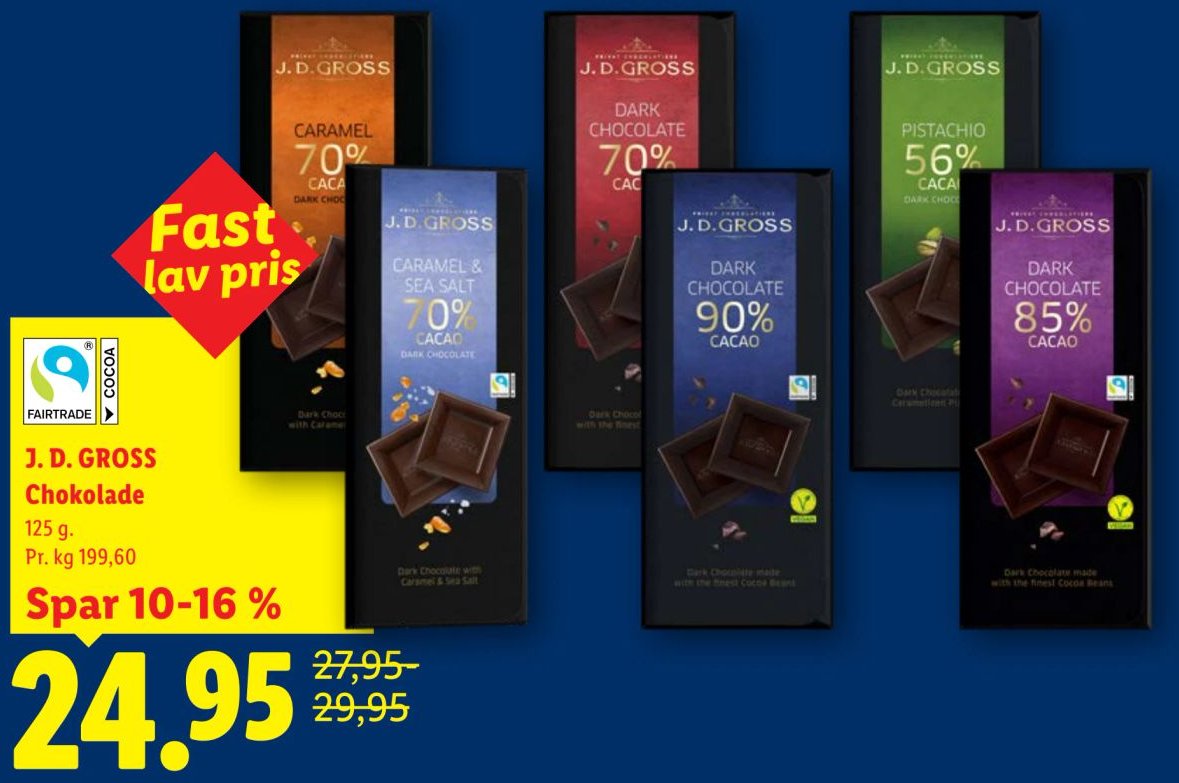 J. D. GROSS Chokolade – Lidl