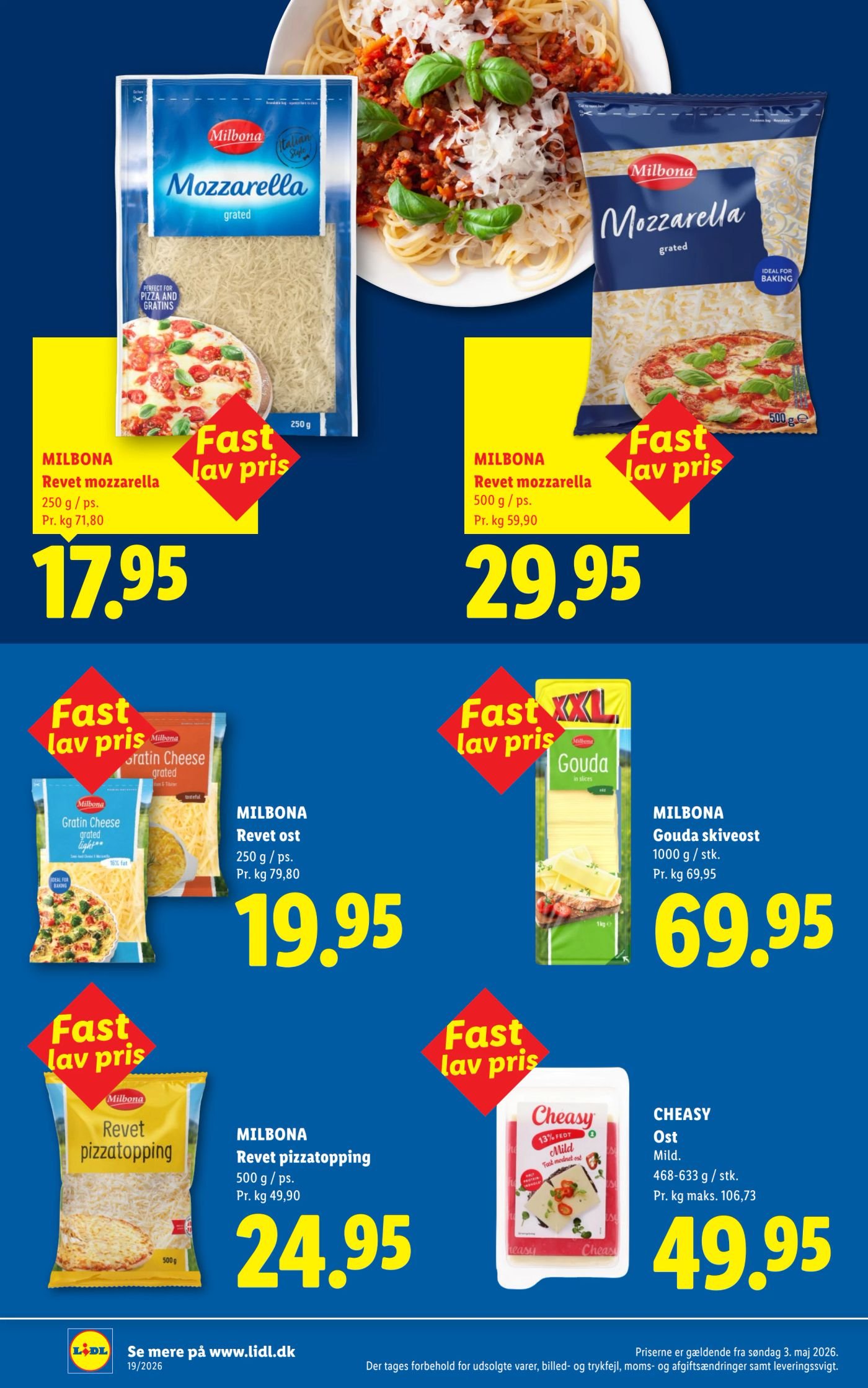 MILBONA Gouda skiveost – Lidl