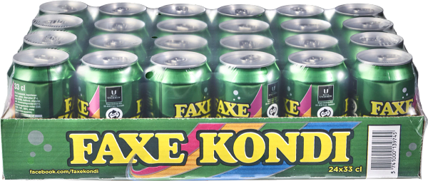 Pepsi Max el. Faxe Kondi sodavand el. Royal el. Heineken øl – Løvbjerg